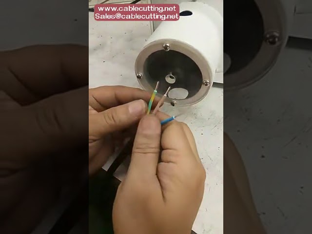 Electric Wire Stripping and Twisting Machine | Automated Wire Processing