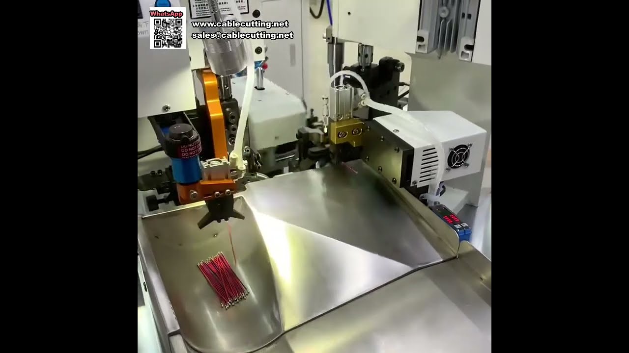 Double Head Terminal Crimping Machine One Time Processing Fast And Efficient Wire Harness - Shorts