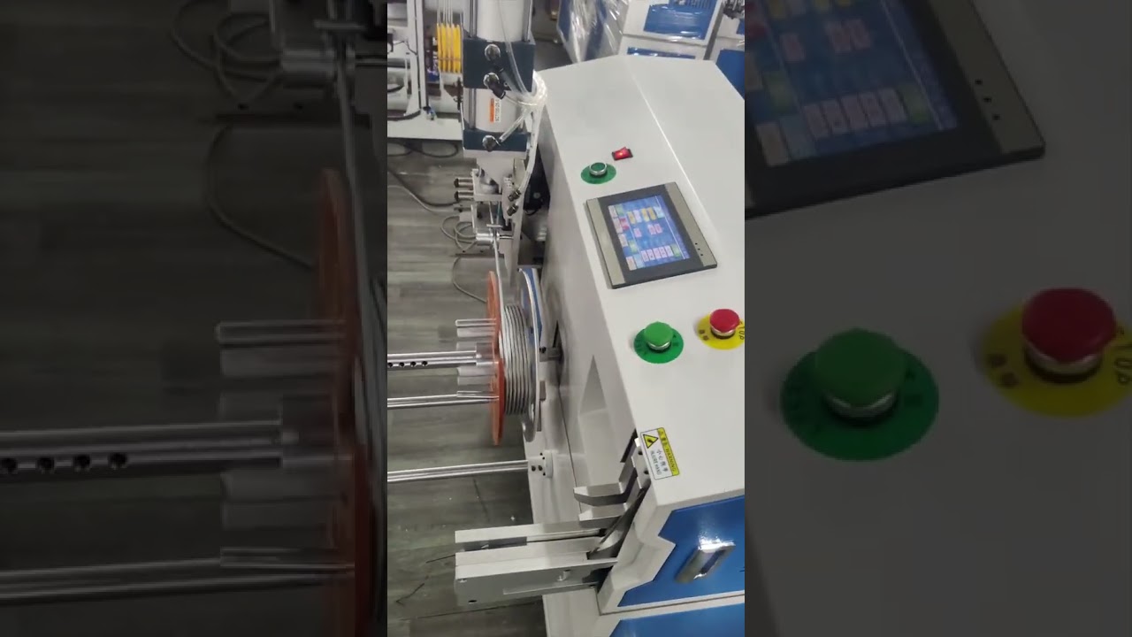 Neat & Fast Steel Wire Rope Coiling Machine with Precise Cutting
