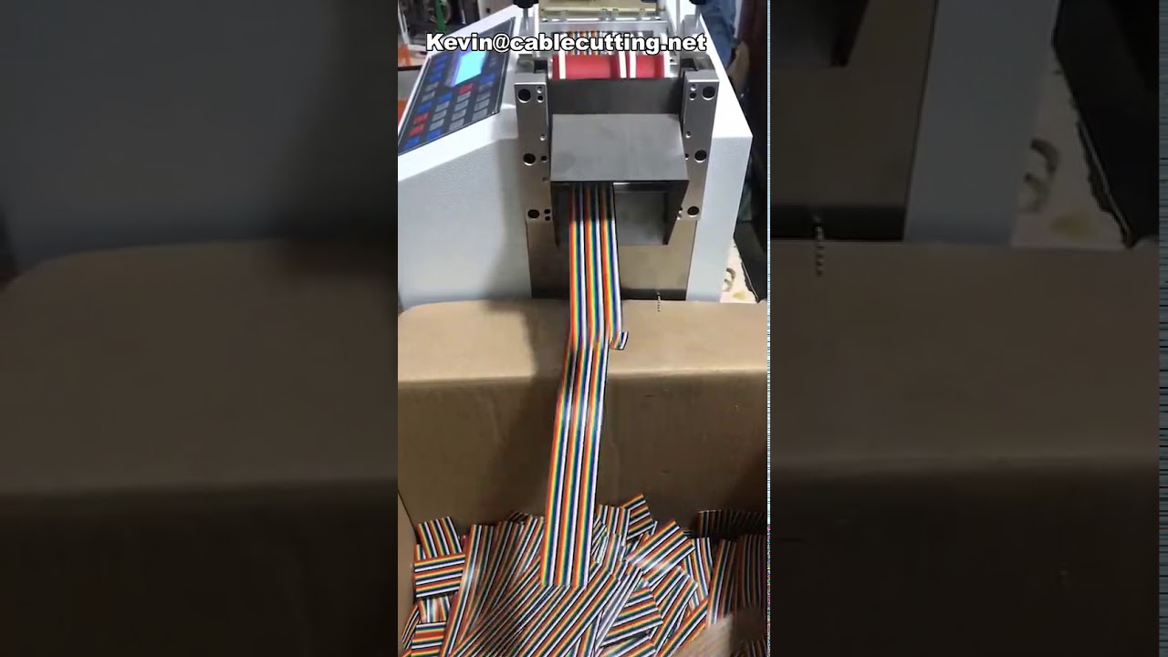 Fully Automatic Ribbon Cable Cutter | Flat Cable Cutting Machine
