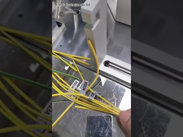 Online Correction Type Half-Fold Labeling Machine for Motor and Car Wire Harness