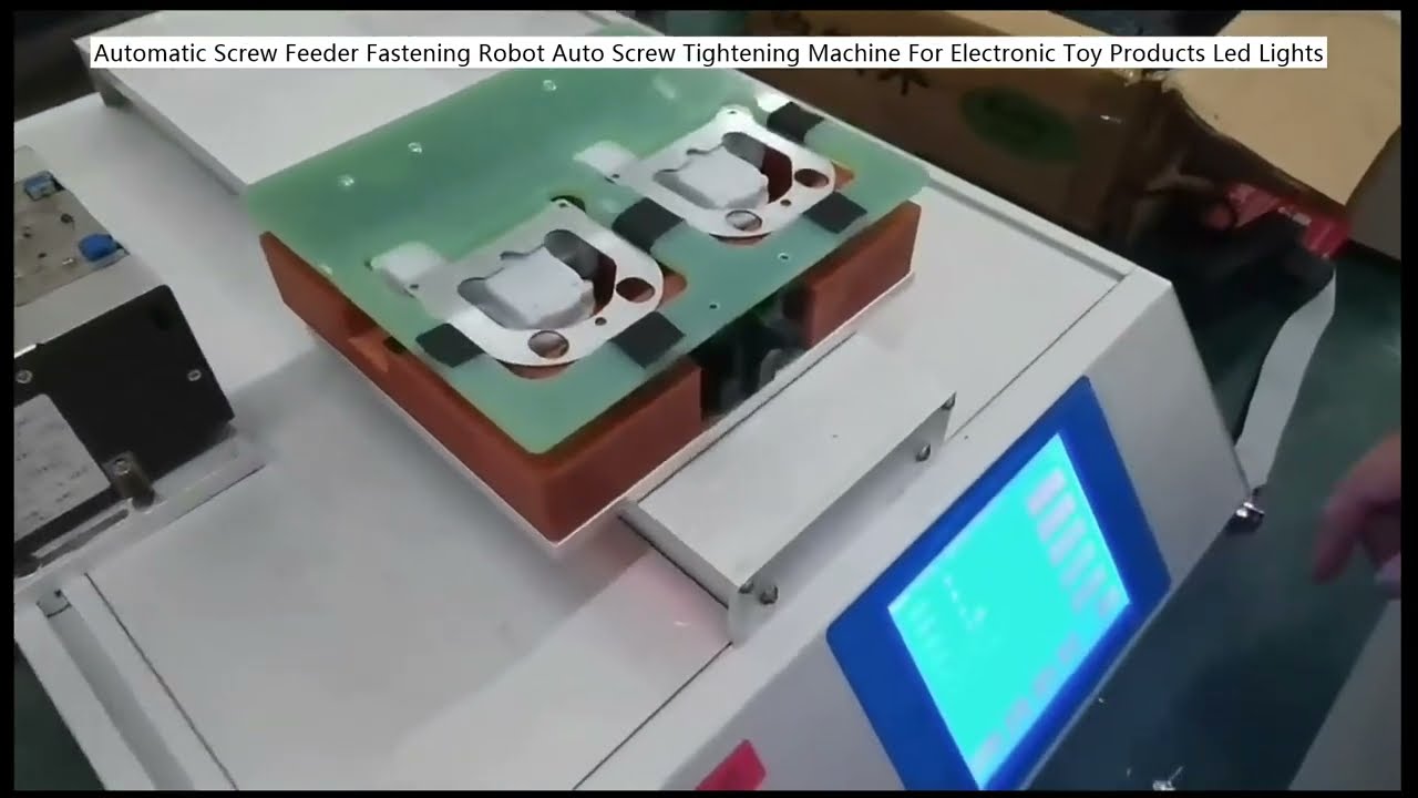 Robot Pengumpan Sekrup Otomatis & Mesin Pengencang Sekrup untuk Produk Mainan Elektronik LED