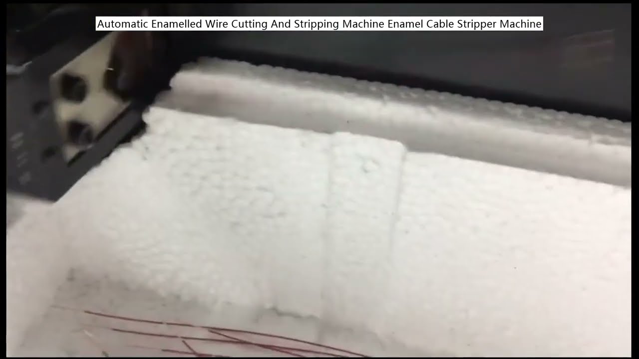 Automatic Enamelled Wire Cutting And Stripping Machine | Enamel Cable Stripper
