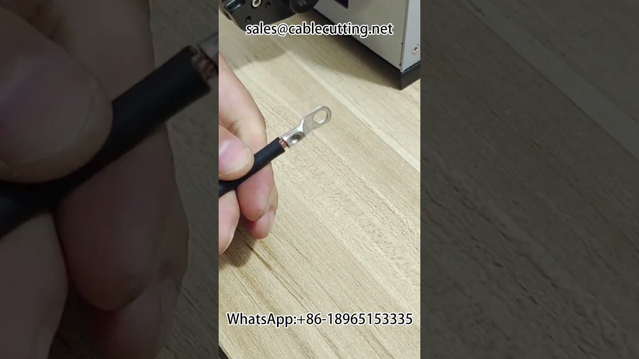 Bare Terminal Crimping Machine | High-Speed Automated Wire Processing