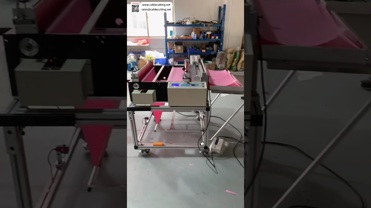 Fully Automatic Sheet Slicer Material Cutting Machine Open Processing Automation Control Tool - Shorts