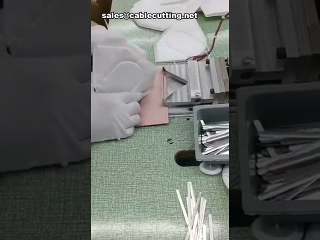 Automatic N95 Cup Mask Nose Bridge Welding Machine for Nose Clip Assembly