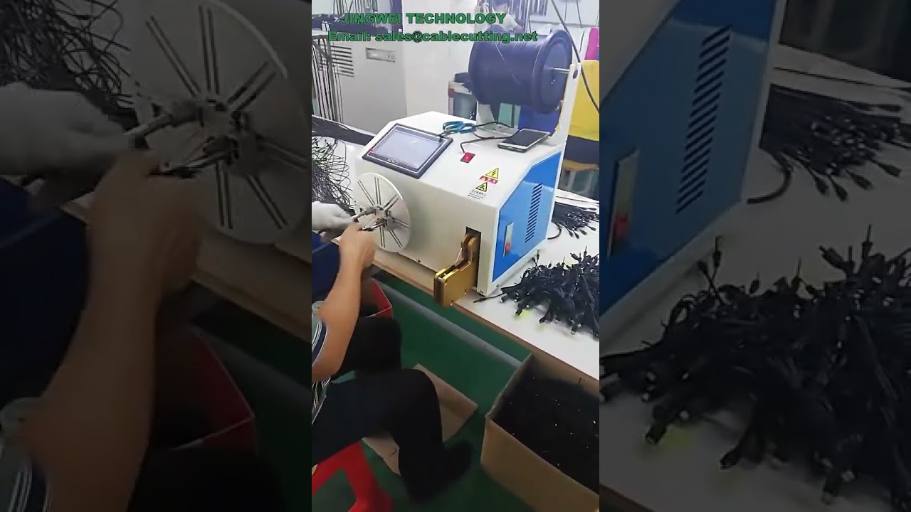 Hot Sale Automatic Cable Coiling and Wire Tie Wrap Machine