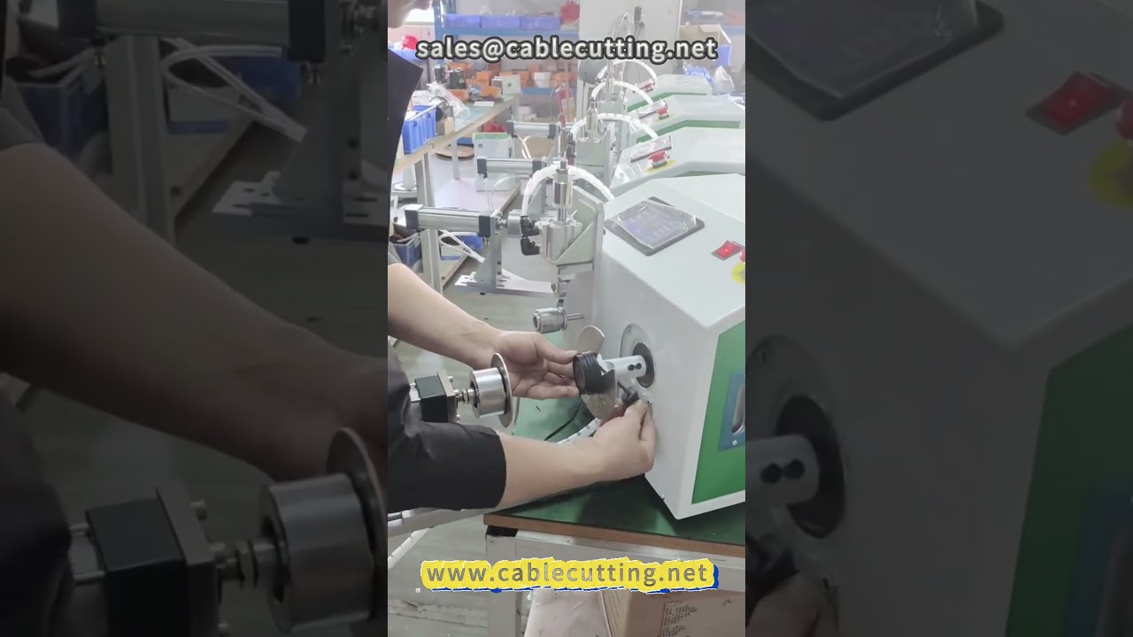 Automatic sort winding machine #wire processing #winding machine #wire winder