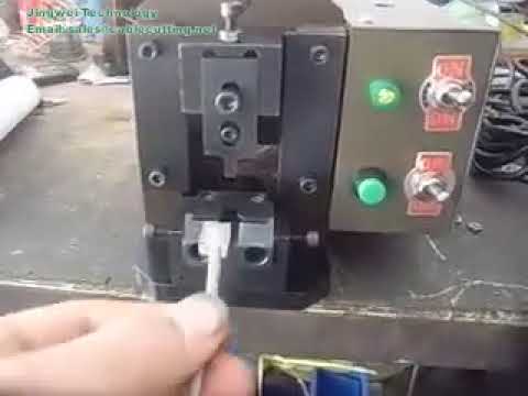 RJ45コネクタ圧着機 2ポジション - ネットワークケーブル自動圧着機