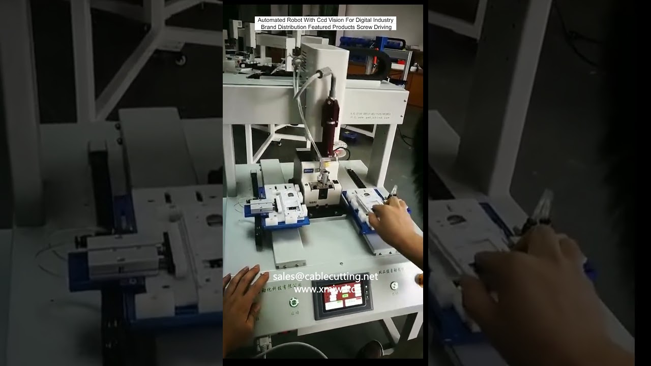 Automated Robot with CCD Vision for Screw Driving in Digital Industry