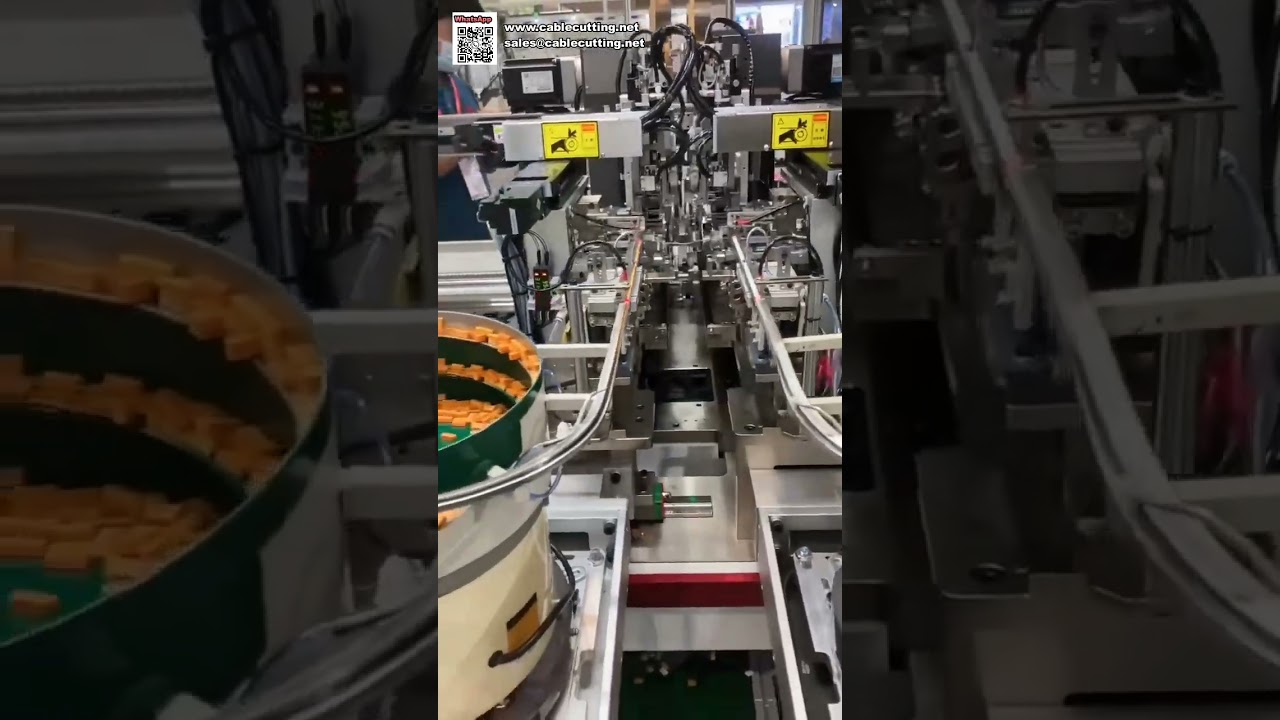 Intelligent Single and Double End Terminal Crimping and Plastic Housing Insertion Machine - Shorts