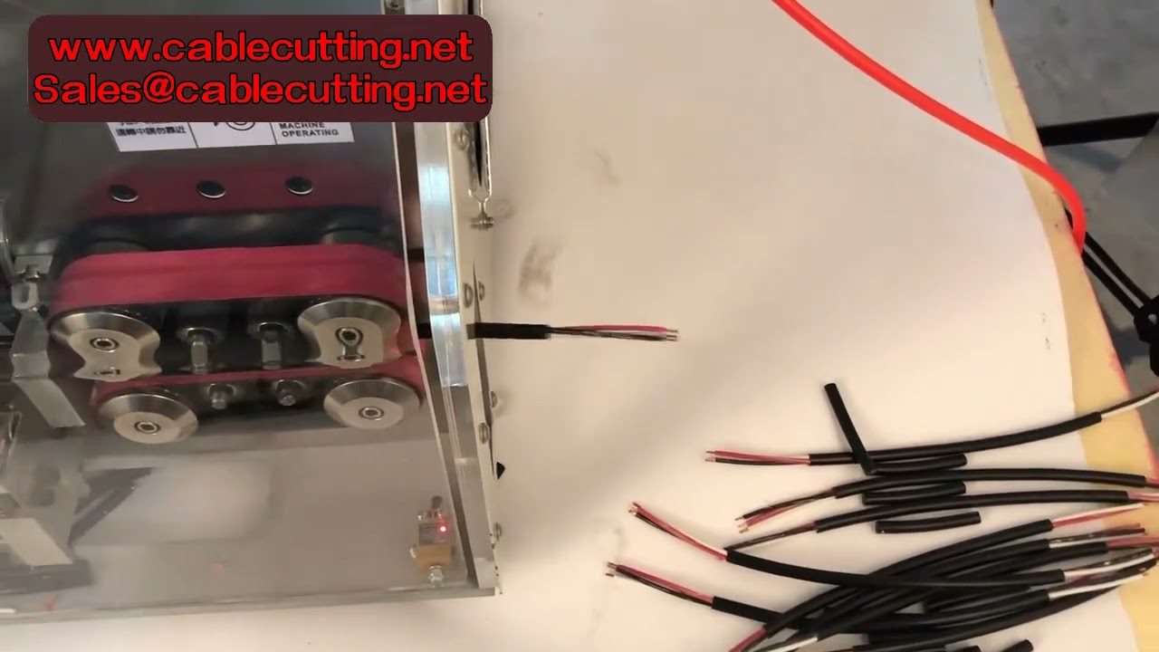 Touch Screen Automatic Strip Wire Ping Machine Computer Wire Skinning Stripping Peeling Cutting Tool