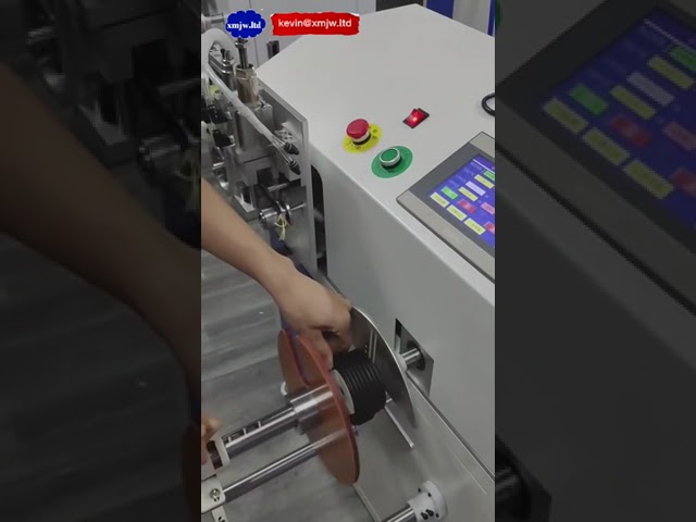 Vertical Flat Sheath Wire Cable Counting, Metering, Cutting, and Coiling Machine