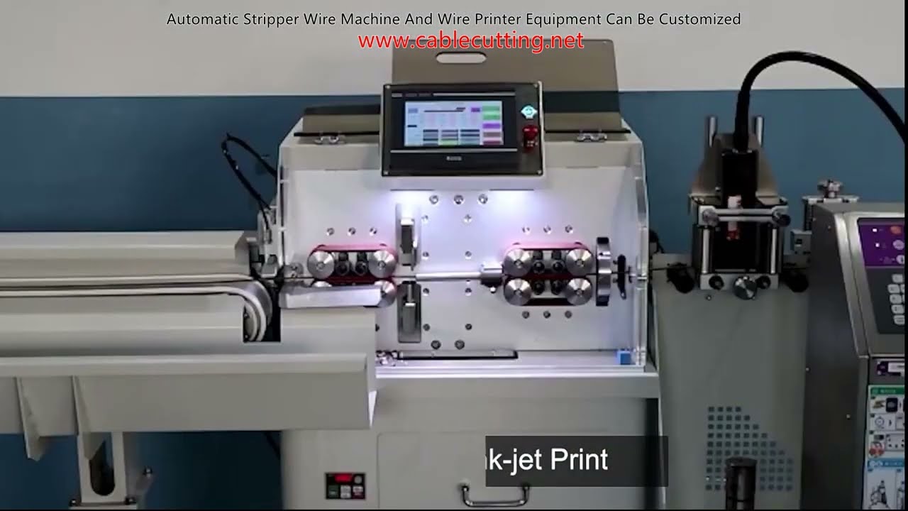 Automatic Stripper Wire Machine And Wire Printer Equipment Can Be Customized
