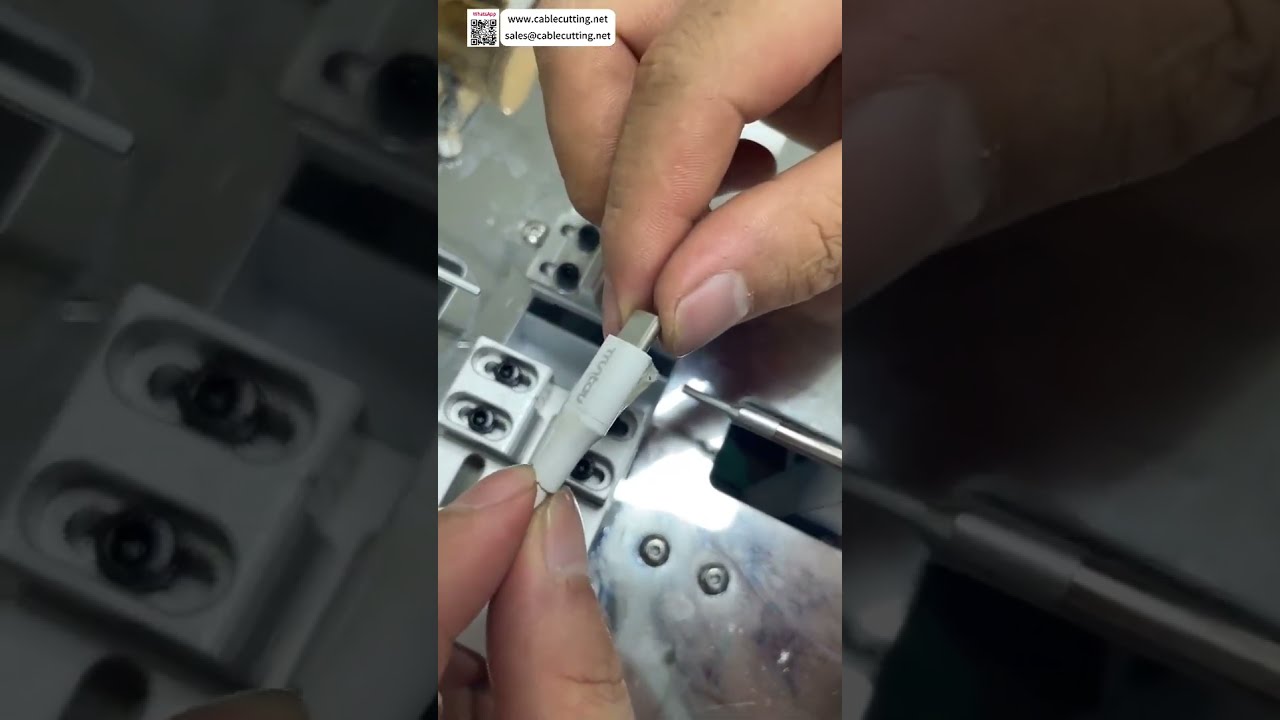 USB Glue Dispensing & Housing Insertion Machine  Automated High Speed Assembly Processing - Shorts