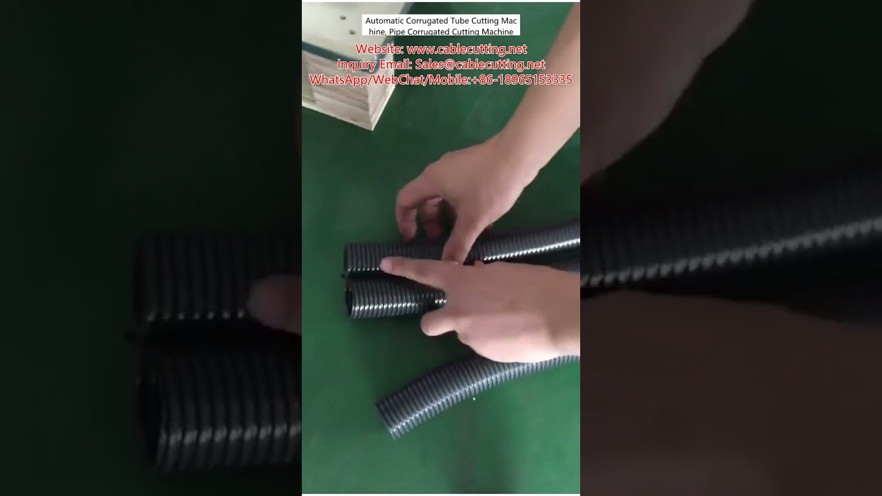 Automatic Corrugated Tube Cutting Machine | High-Speed Pipe Corrugated Cutter