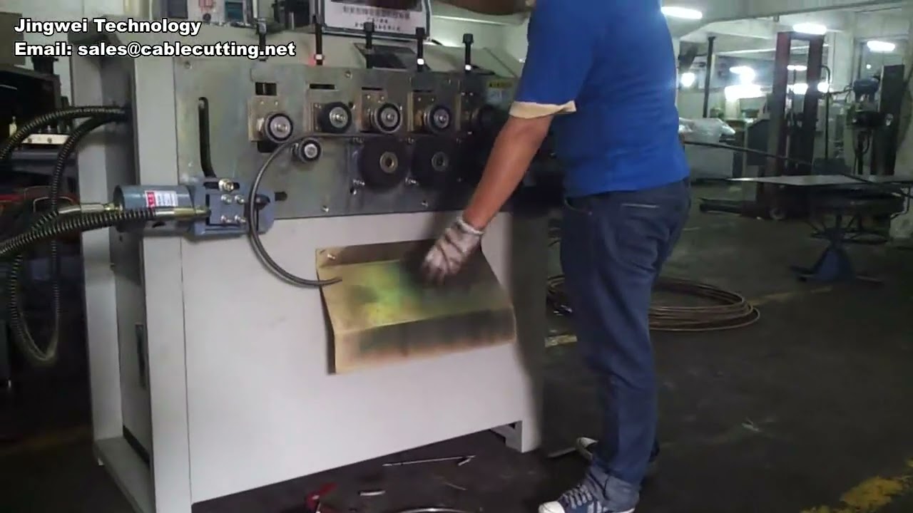 3x30 Flat Steel Ringing Machine, Horizontal Ringing Machine for Wire Processing