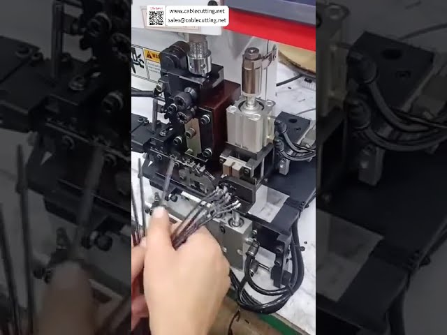2468 Parallel Cable Stripping & Crimping Machine  High Efficiency Wire Harness Processing Tool