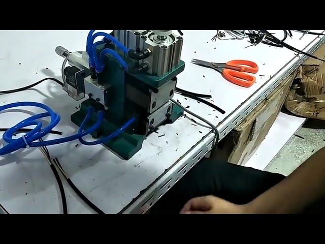 Mesin Pengupas Kabel Pneumatik Mini 3F - Alat Kupas Kabel Listrik Otomatis Terbaik