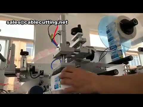 Hot Sale Semi-Automatic Glass Plastic Square Bottles Labeling Machine