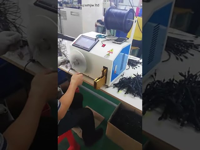 Electric High-Speed Charger Wire Tie Twist Winding and Tie Equipment Machine