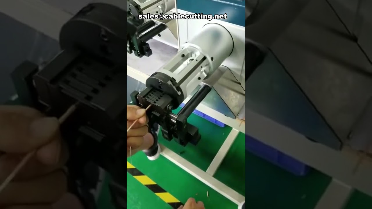 Coaxial RG316 cable stripping machine Coax cable stripping machine