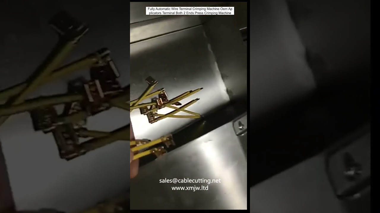 Fully Automatic Wire Terminal Crimping Machine for Both Ends OEM Applicators