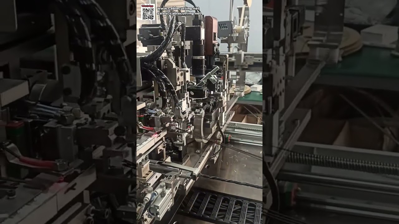 Auto Wire Cutting Stripping Double End Crimping Twisting and Housing Insertion Machine - Shorts