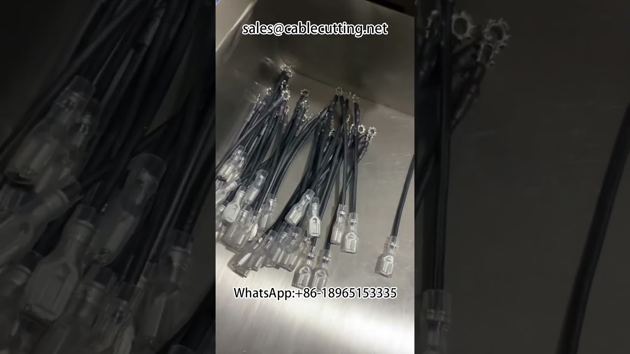 One end through the sheath to beat end one end through the sleeve to beat end terminals machine