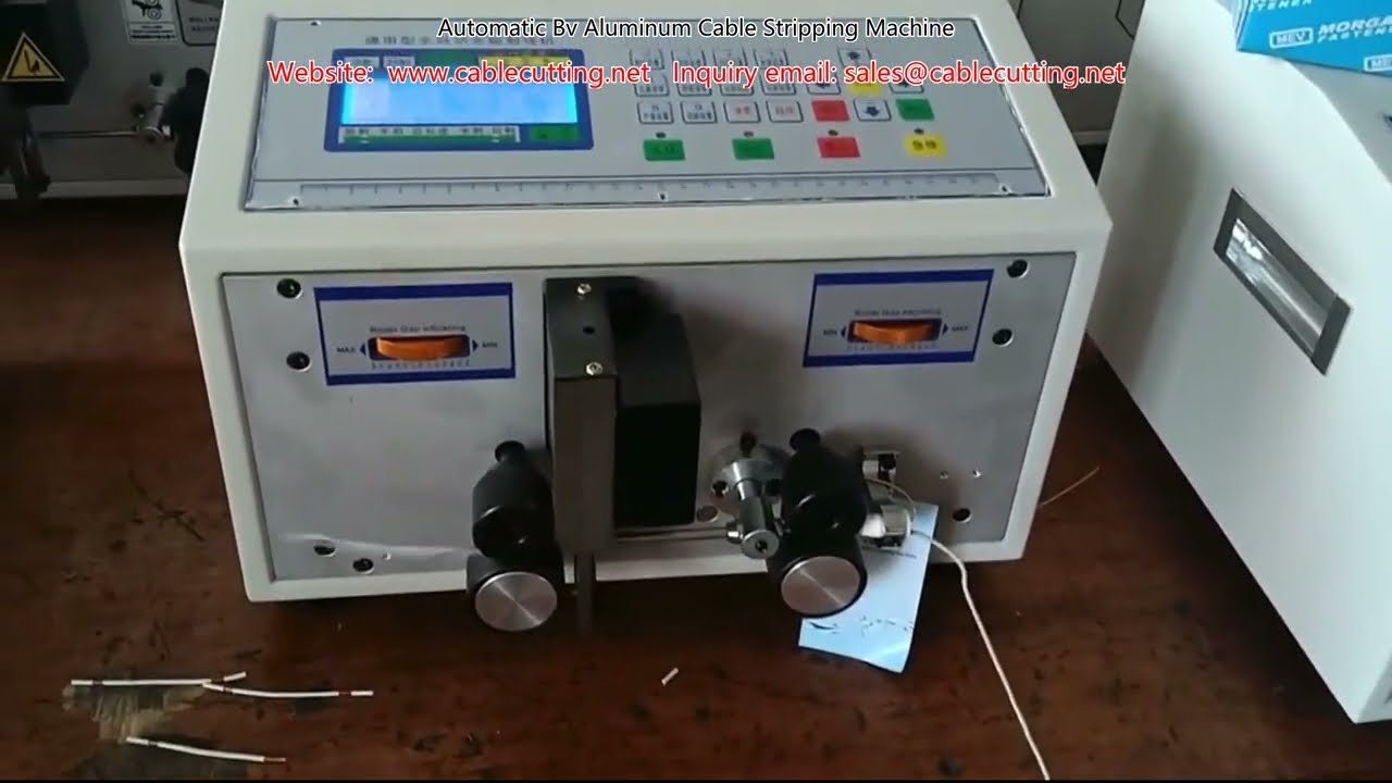 Automatic BV Aluminum Cable Stripping Machine for Industrial Automation