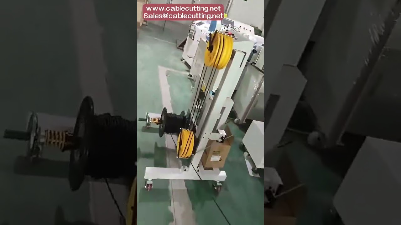 Wire Cable Meter Counting Cutting and Coiling Machine