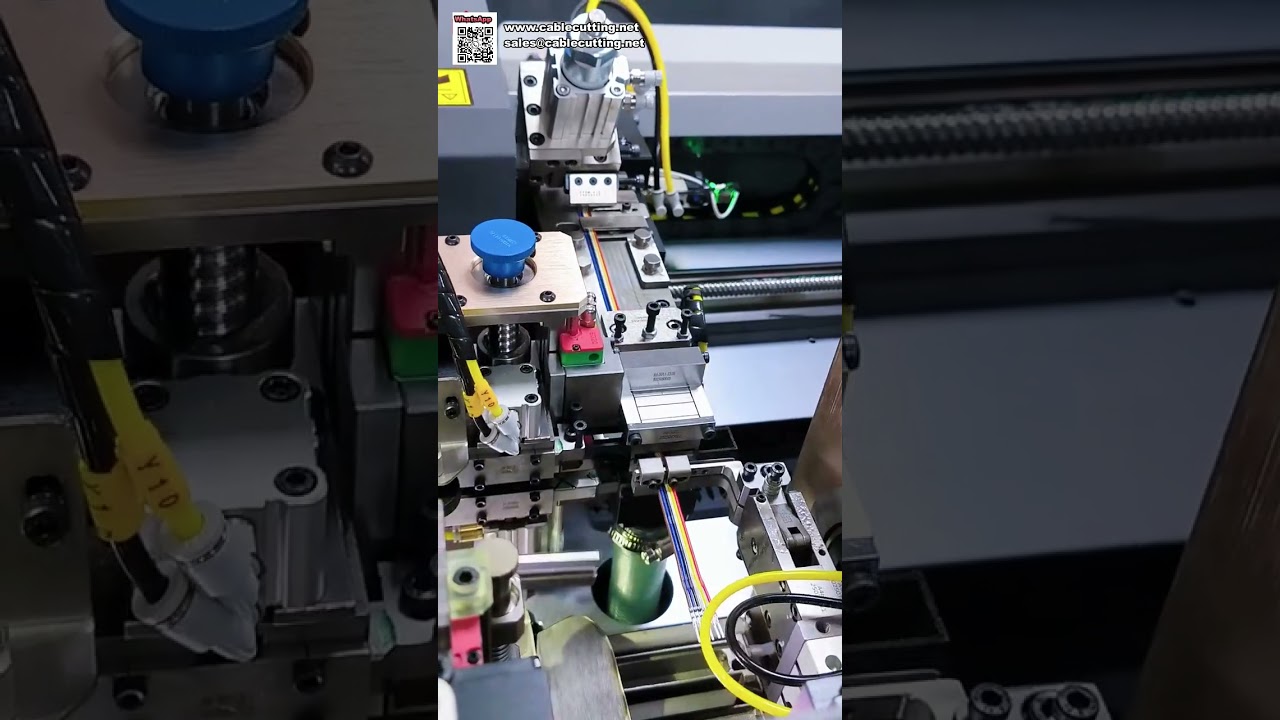 Automatic Ribbon Cable Terminal Crimping Machine for Single Double End Crimping and Tinning - Shorts
