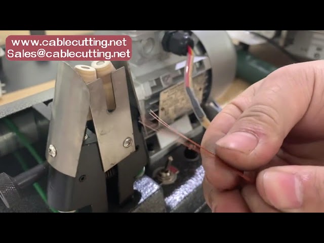 Magnet Enamel Wire Stripping Machine - Bench Top Enameled Wire Stripper