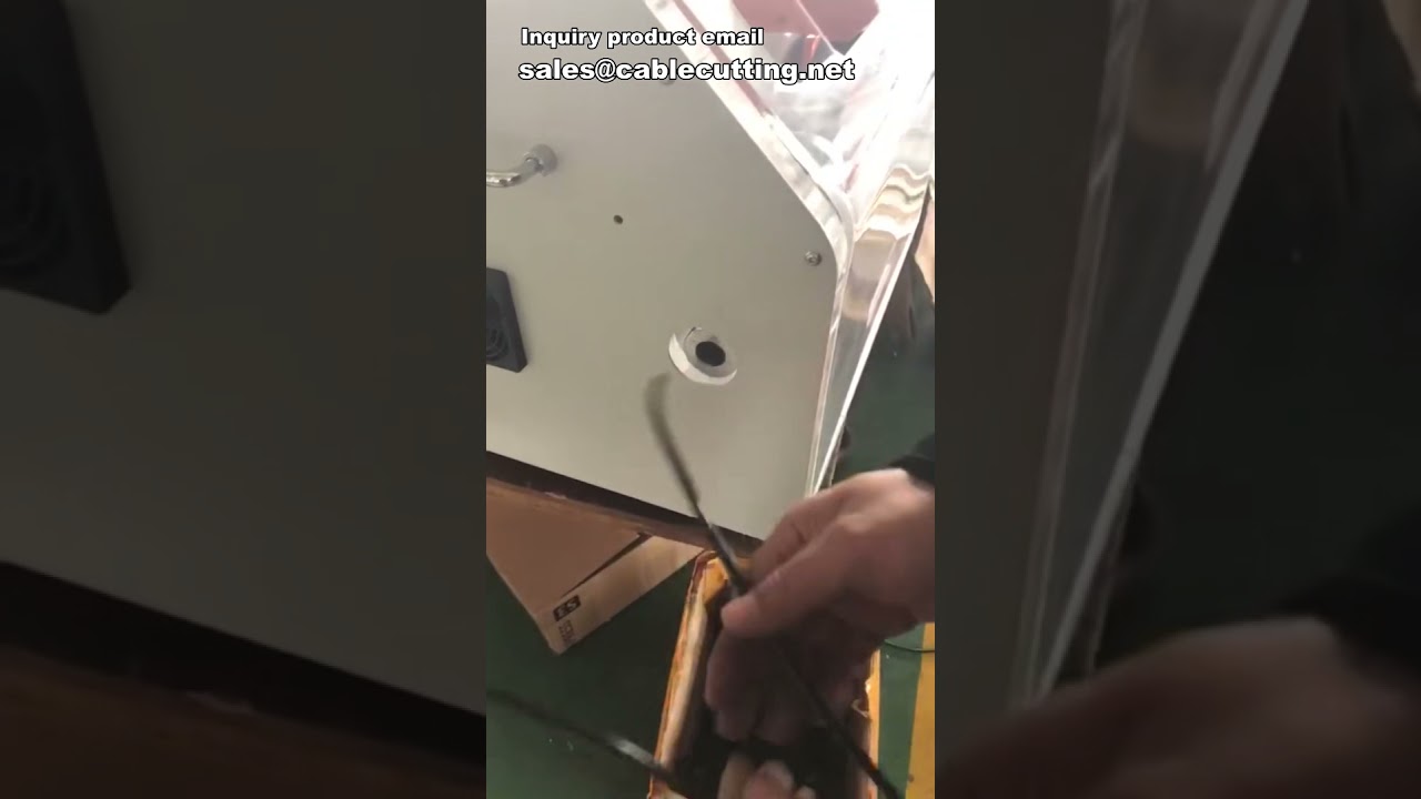 Automatic Teflon Tube & Bellow Pipe Cutting Machine