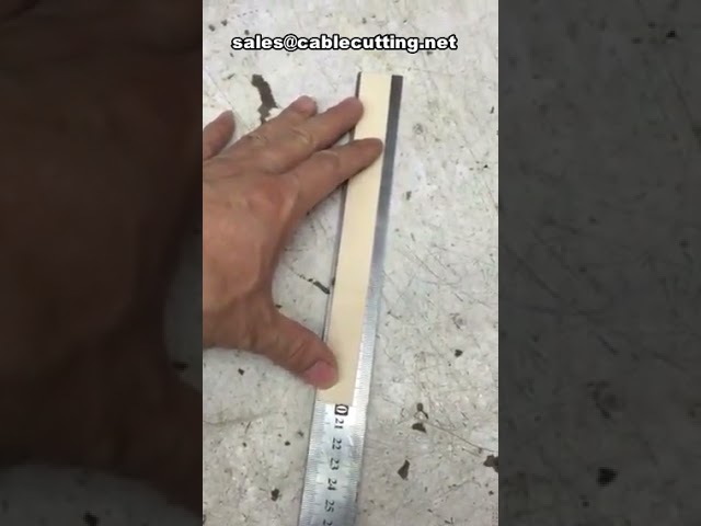 Automatic Hot Cold Knife Nylon Webbing Ribbon Fabric Cutter Elastic Rubber Band Tape Cutting Machine