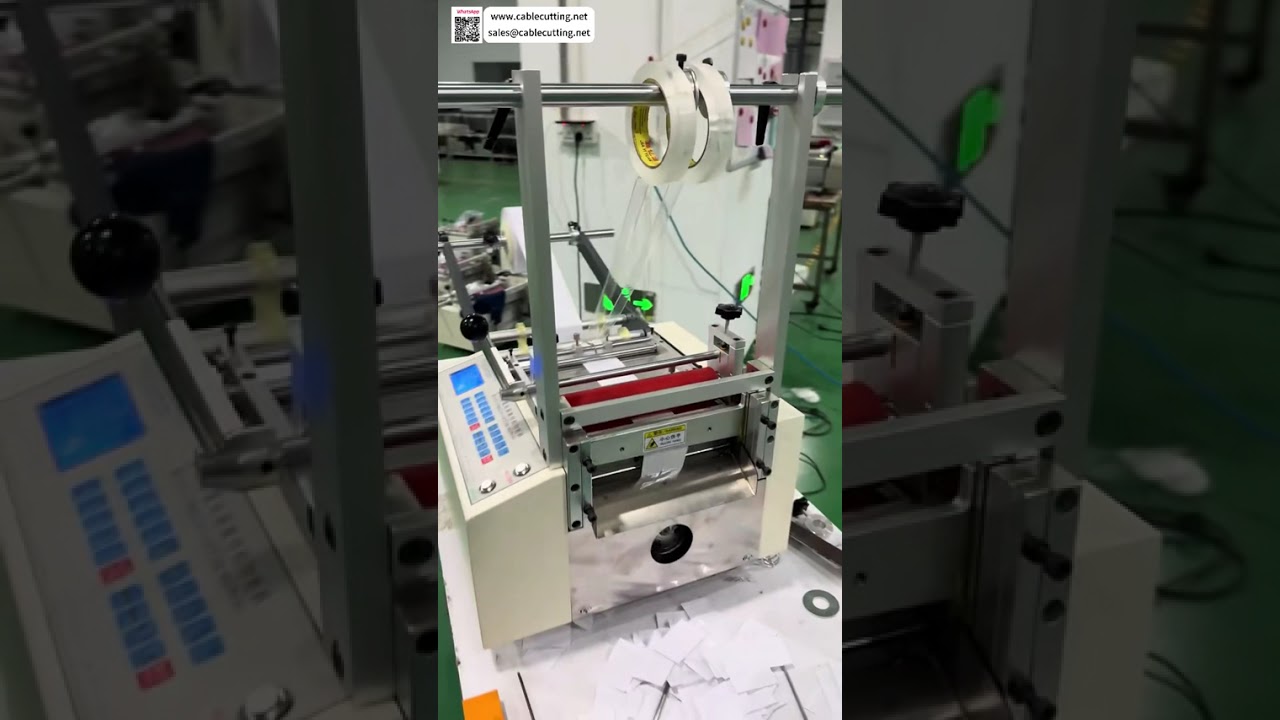 Nano Tape Lamination and Transverse Cutting Desktop 200 Model Roll Processing Machine Setup - Shorts