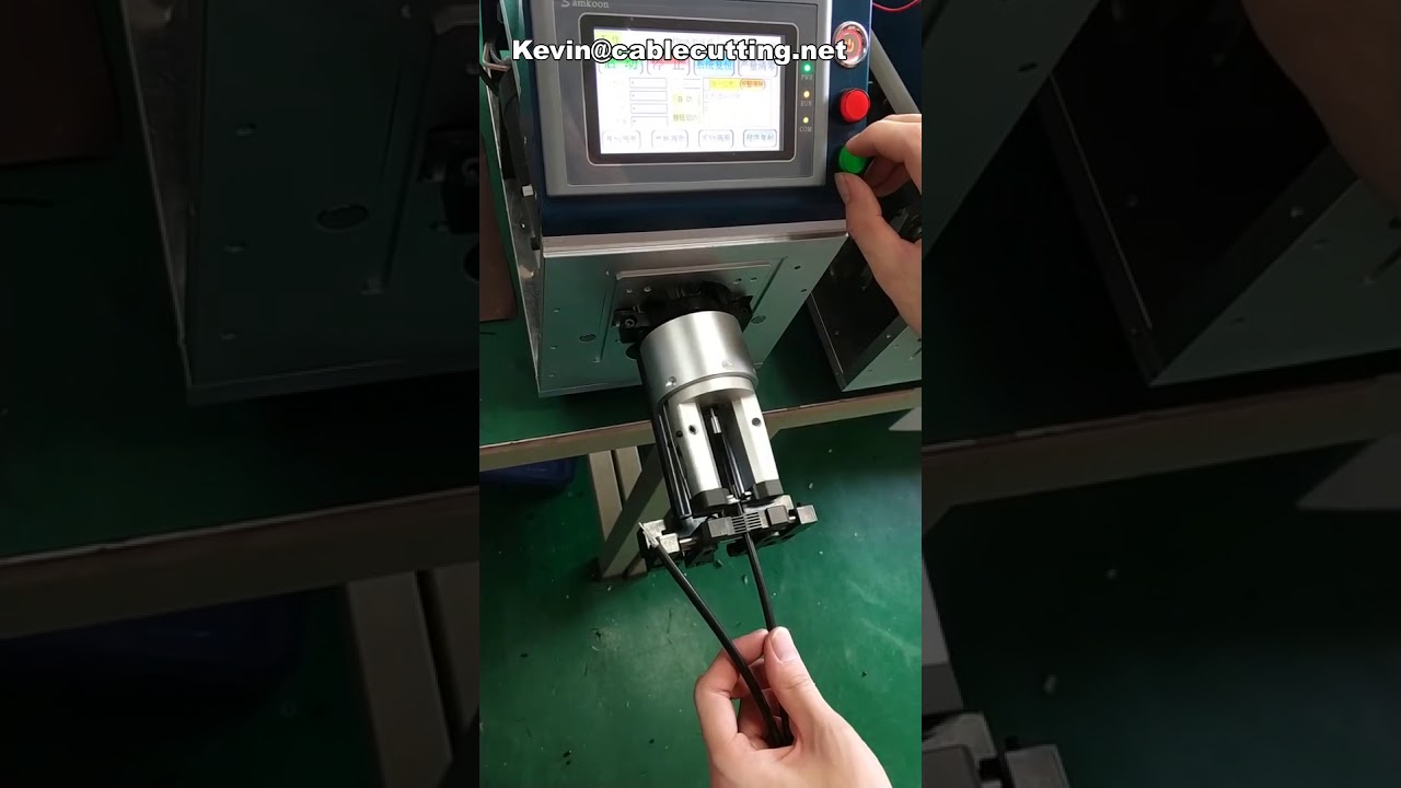 Semi-Automatic Coaxial Thick Wire Stripping Machine for Coaxial Cable