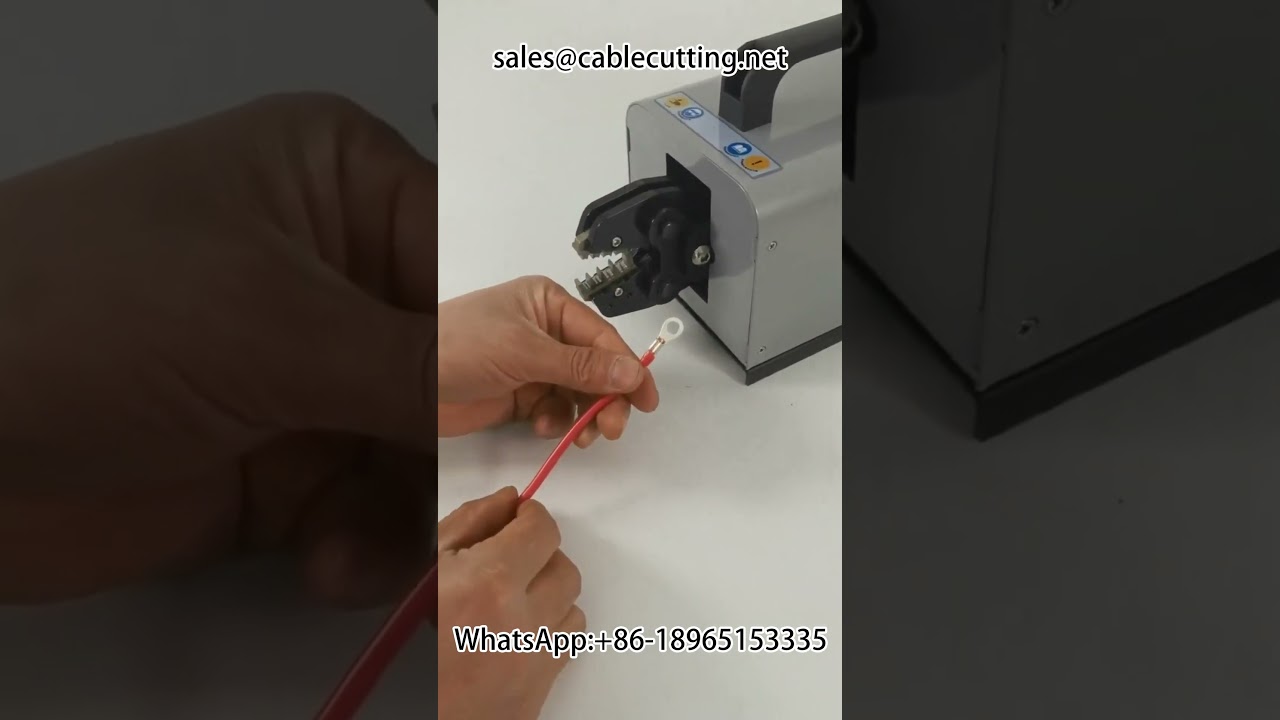 Electric Terminal Crimping Machine | Automated Wire Processing Equipment