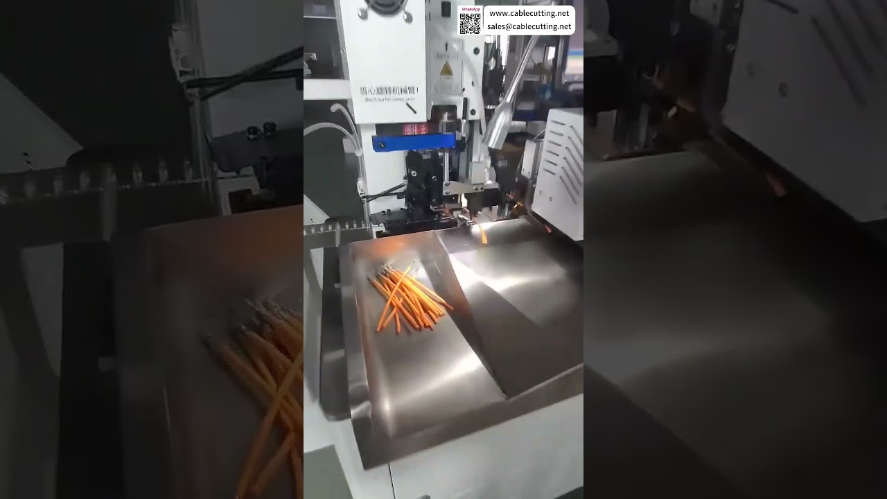 Fully Automatic Single Head Terminal Machine With CCD Vision Inspection Roll Setup Methods - Shorts