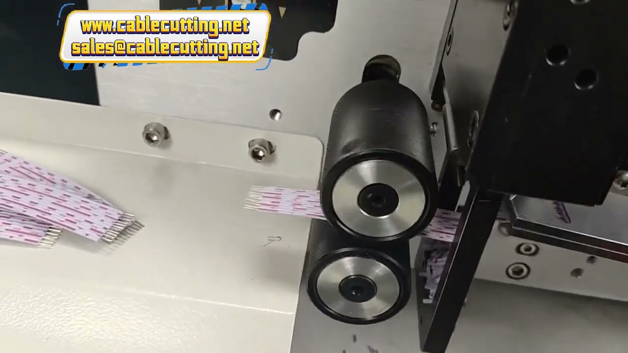 Ribbon Cable PVC Flat Cable Cutting Machine with Flexible Wire Separate Stripping and Twisting