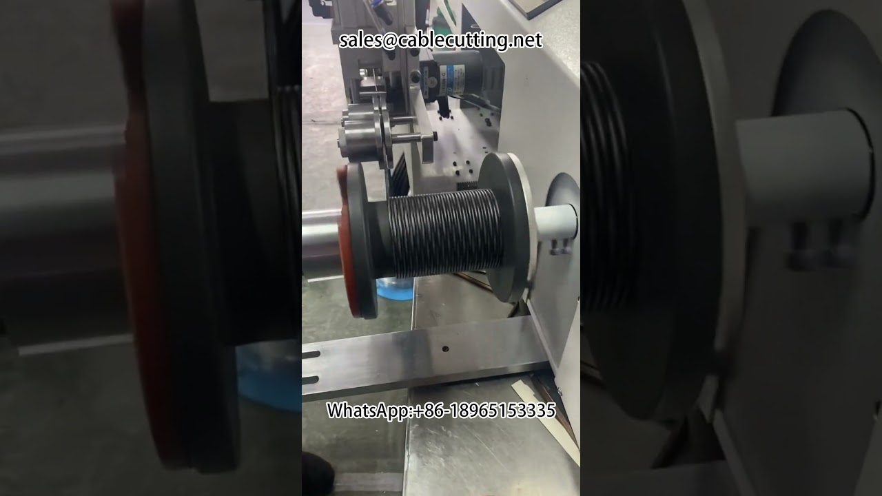 Automatic Meter Counting Wire Counting Machine with Auto Line-Up, Rewinding, and Cutting