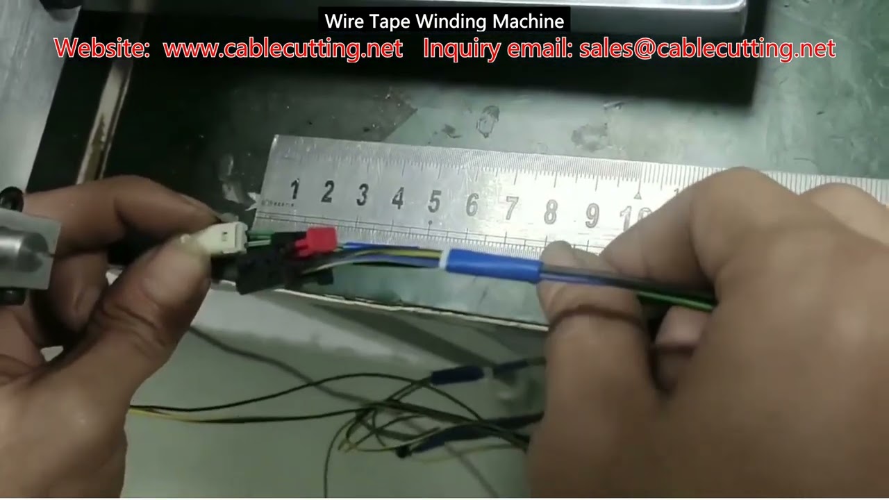 wiring harness wrapping machine