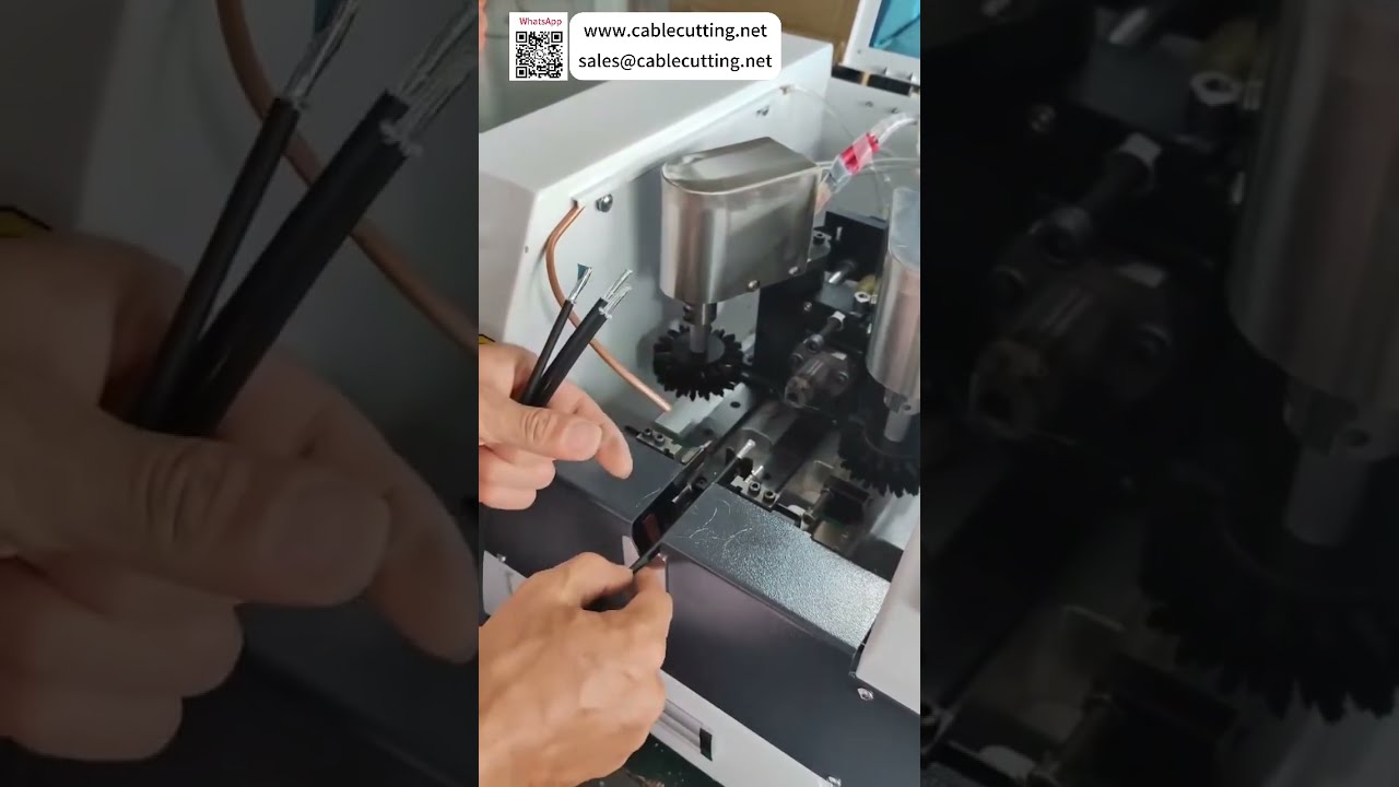 Integrated Shielding Wire Brushing Reversing and Cutting Machine For Cable Processing Output - Shorts