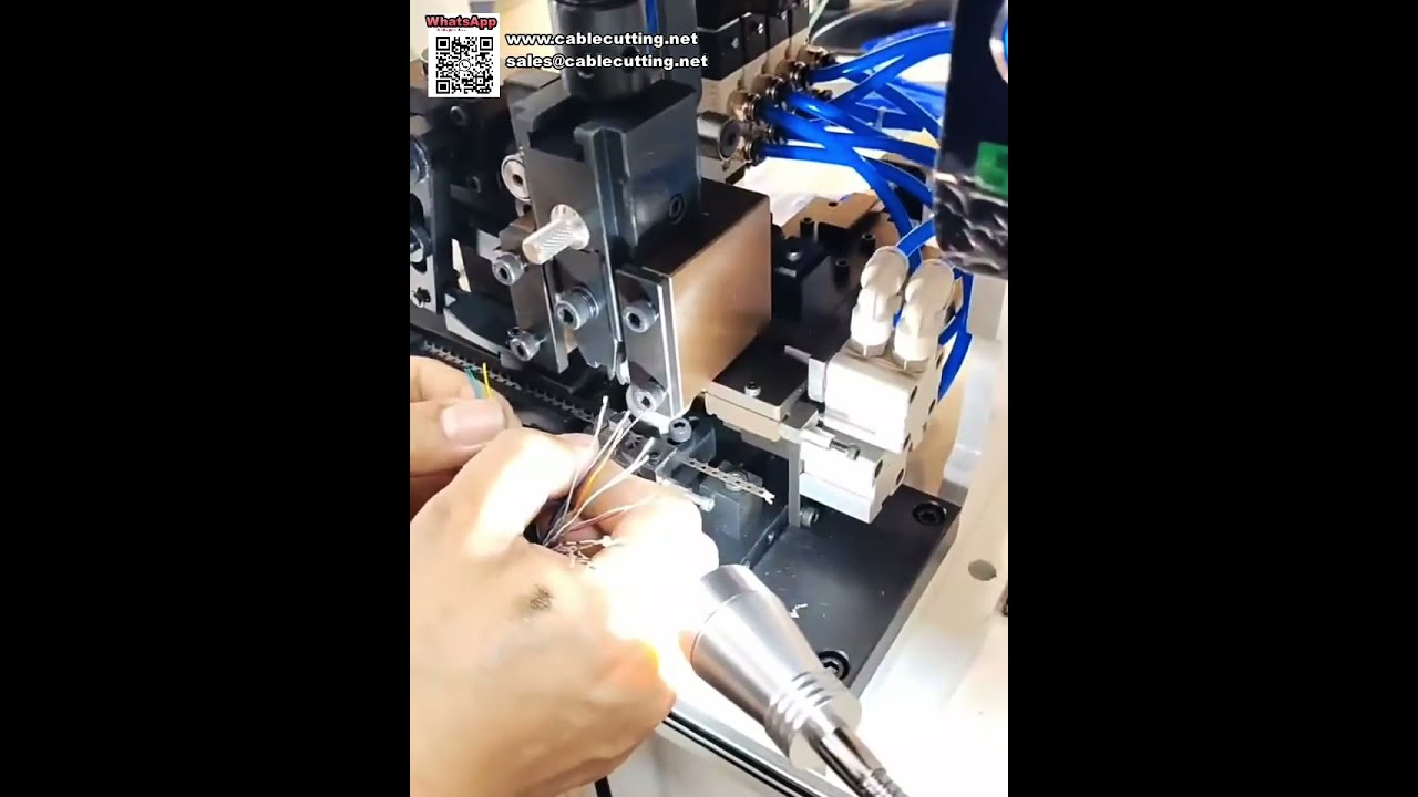 Single Wire Stripping Crimping Machine High Speed Precision Replaces Manual Processing