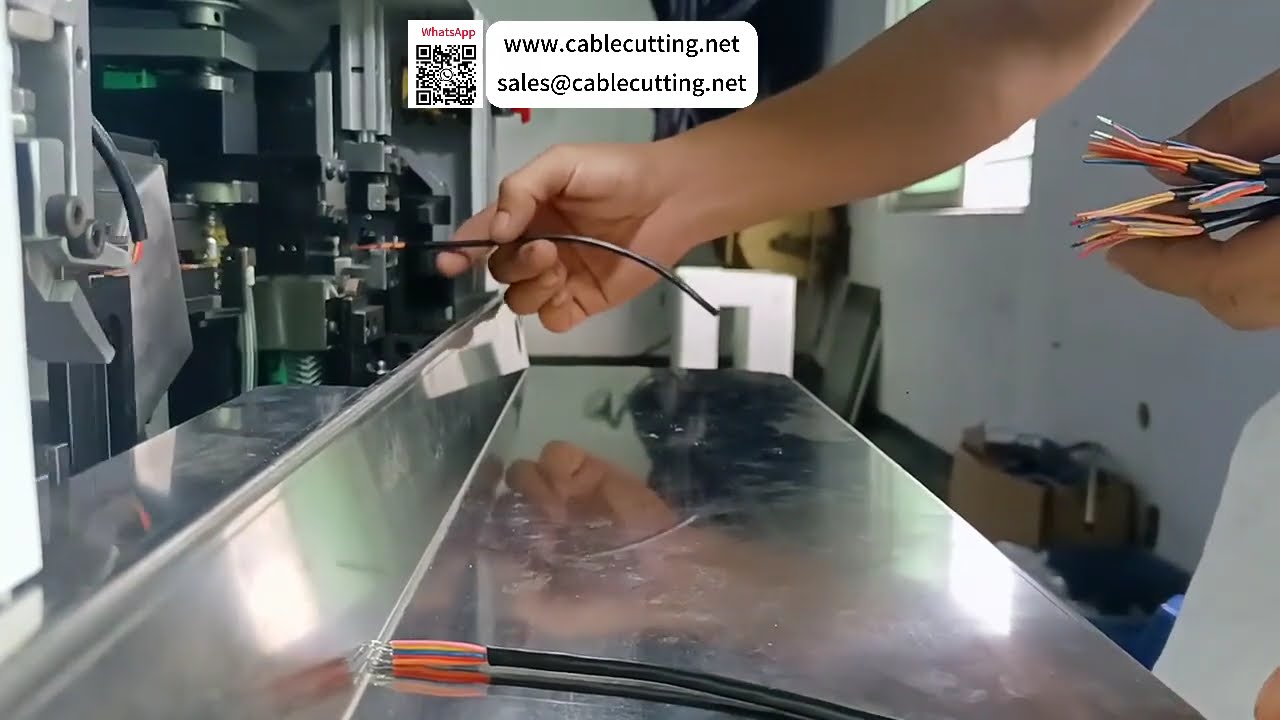 多芯電纜剝線與鍍錫機 5芯標準高效加工工具