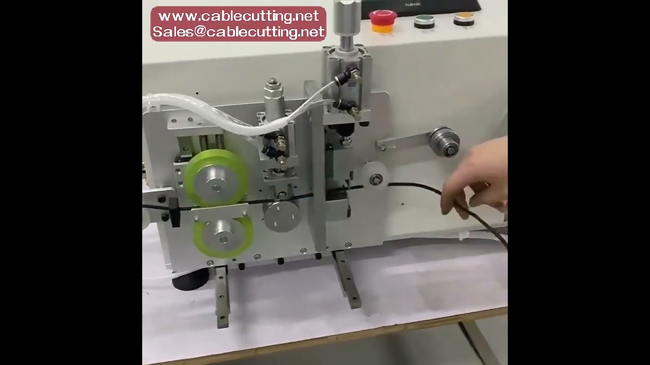 Touch Screen Full Auto Counting Array Cutting Electric Wire Peeling Stripping Machine