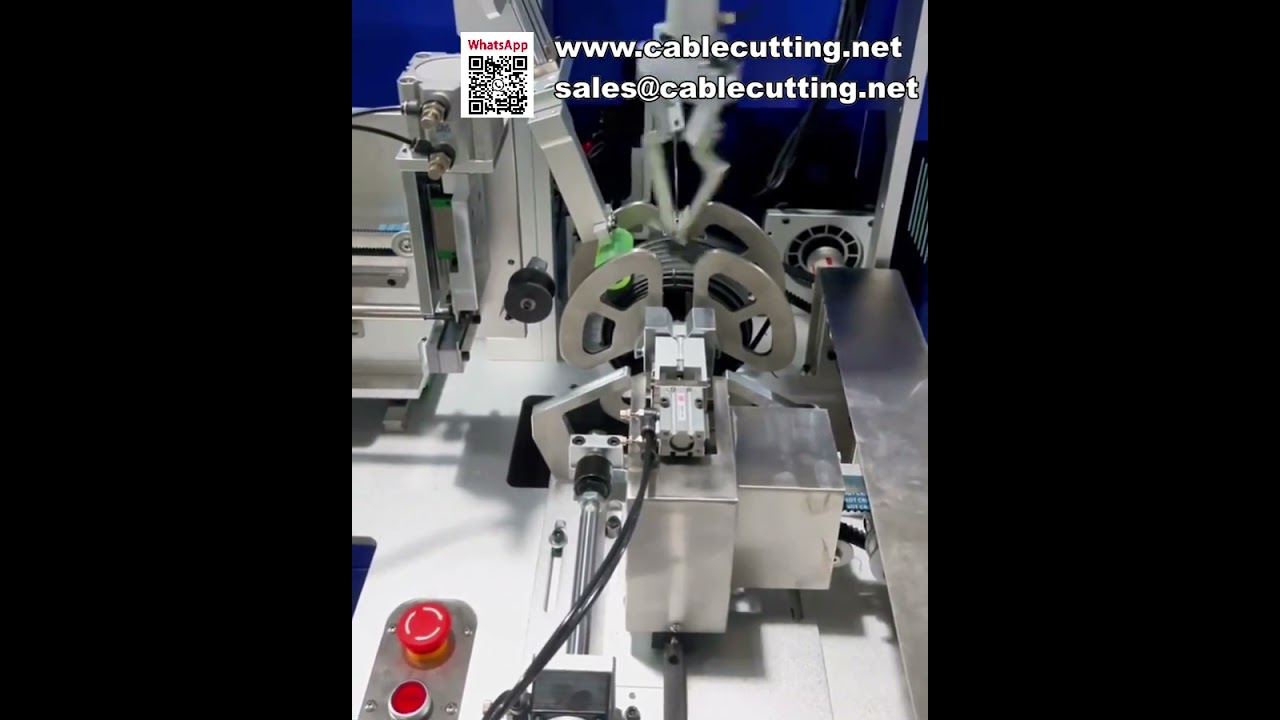 Automatic Wire Processing Machine Cutting, Winding and Tying All in One