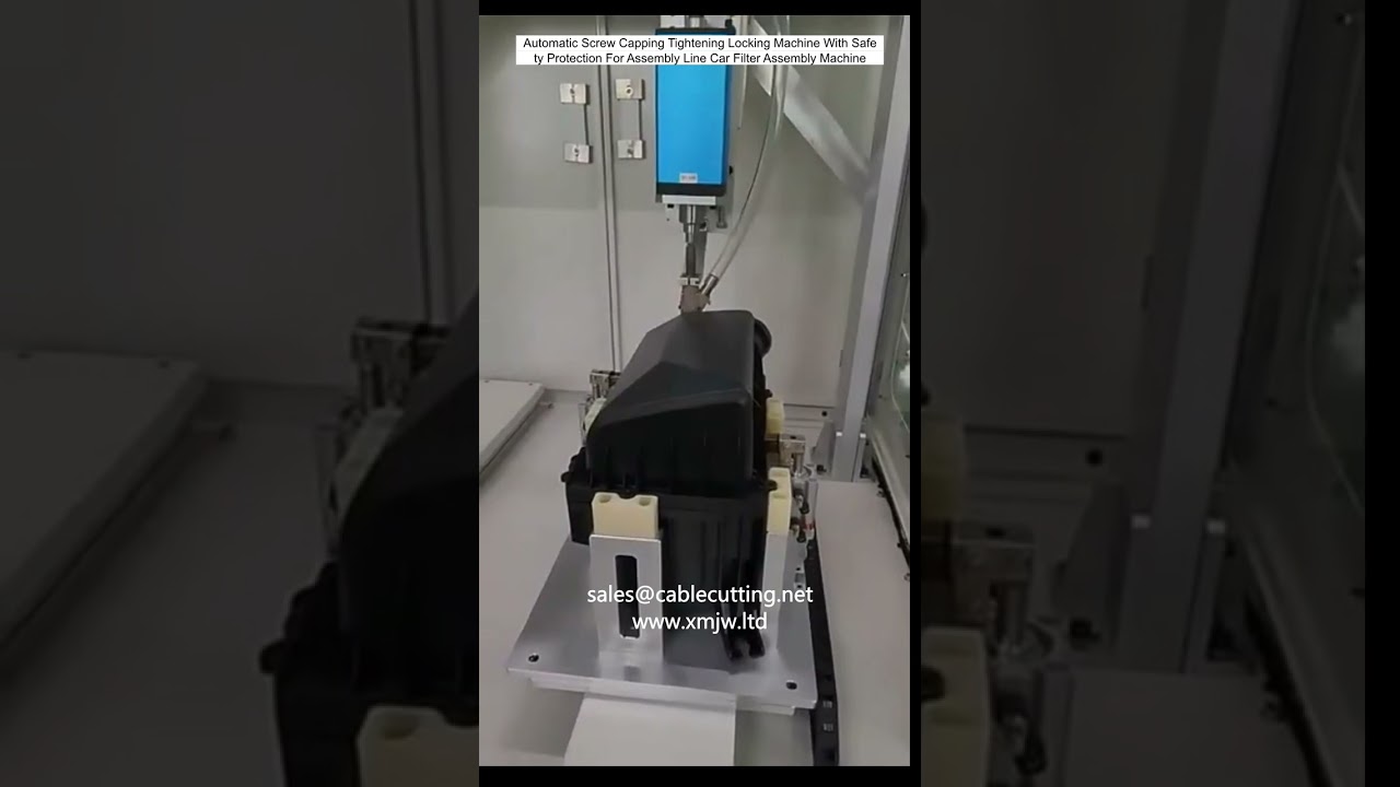 Automatic Screw Capping Tightening Locking Machine with Safety Protection for Assembly Line