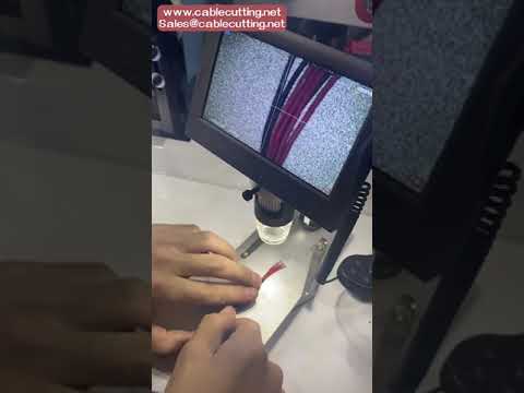 Multi core Semiautomatic Peeling Stripping Crimping Terminal Integrated Machine All in One 2 0T Pres