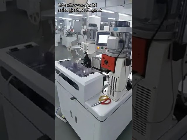 Automatic Wire Cutting, Stripping, and Crimping Machine